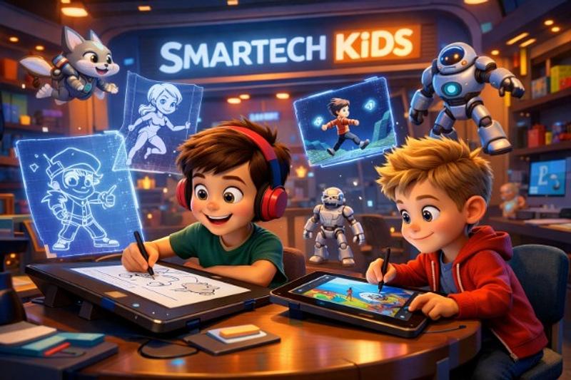 Aprender creando: cómics y animación para niños